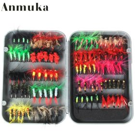 Fishing Gear 100 Fly Bait Set