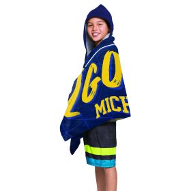 COL 606 Michigan - Juvy Hooded Towel, 22"X51"