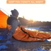 Portable Lightweight Emergency Sleeping Bag, Blanket, Tent - Thermal Bivy Sack For Camping, Hiking, And Outdoor Activities - Windproof And Waterproof